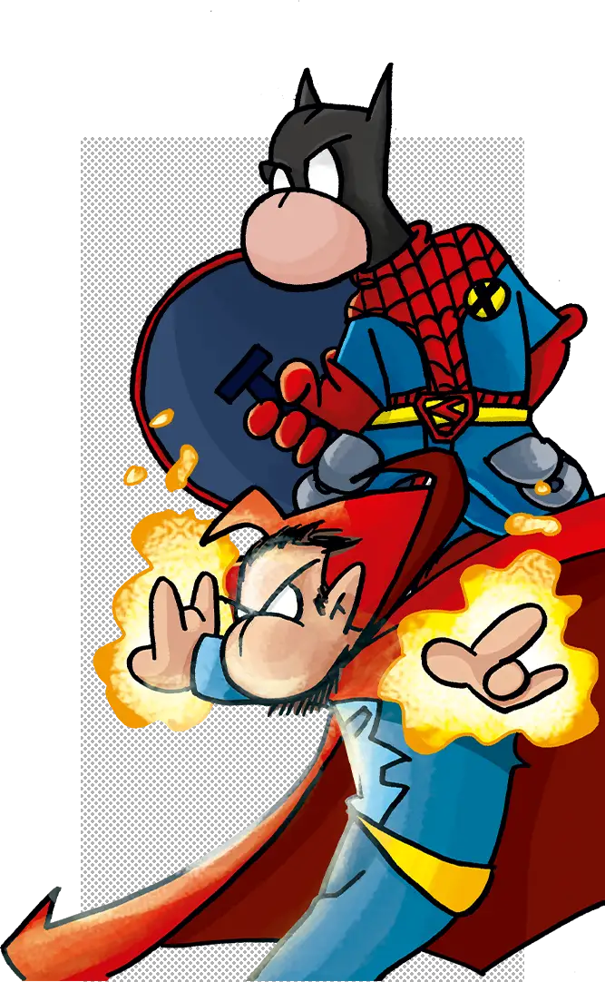 narizones superheroes
